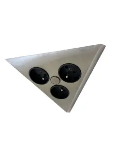 hoekstopcontact inox