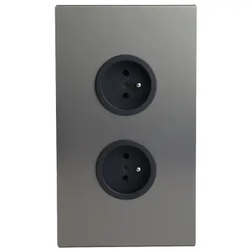 gun metal stopcontact