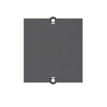 Bachmann inbouwraam Blind zwart