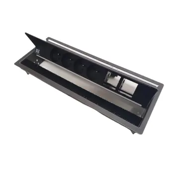 Bachmann Coni 4x stopcontact en 2x zelf in te delen antraciet