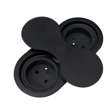Inbouw stopcontact ST09 zwart