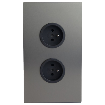 gun metal stopcontact