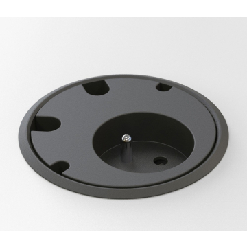 Powerdot 79mm 1x stopcontact en 4x kabeldoorvoer (CEE 7/5 penaarde)