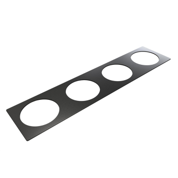 Powerdot 79mm frame 4-voudig zwart