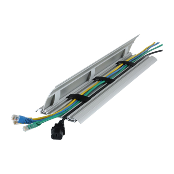 Vloergoot aluminium met klapdeksel 160cm lang incl antislip