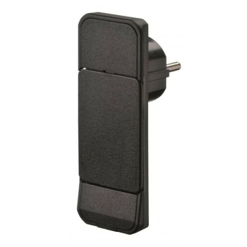 Platte stekker - Smart plug zwart