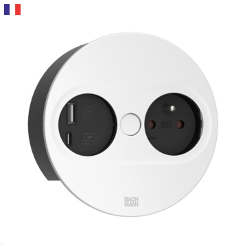 Twist 2 wit rond 1x stopcontact en a/c lader