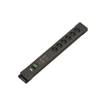 Stekkerdoos connectus met overspanningsbeveiliging.