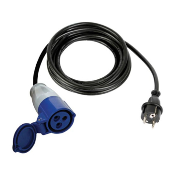 Verloopkabel Schuko naar CEE-contrastekker 3 meter