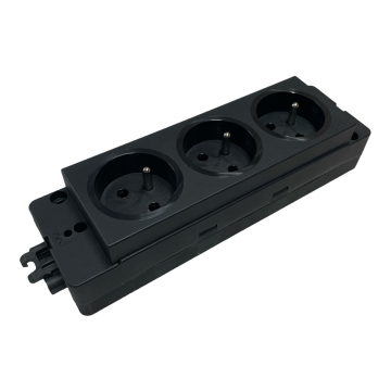 Evoline Express type 910 stekkerdoos 3-voudig penaarde