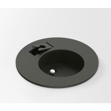 Powerdot midi 60mm 1x stopcontact (CEE 7/5 penaarde), zwart