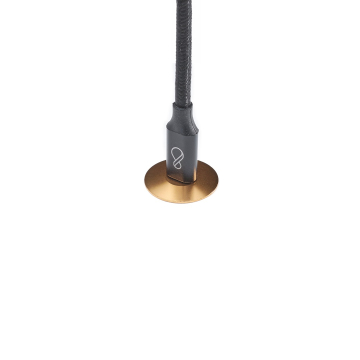 Ochno inbouw usb-c 18mm, messing (brass)