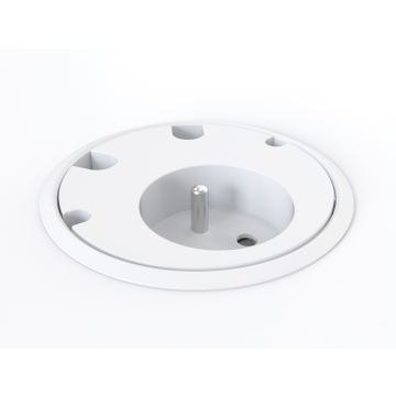 Powerdot 79mm 1x stopcontact en 4x kabeldoorvoer wit type E