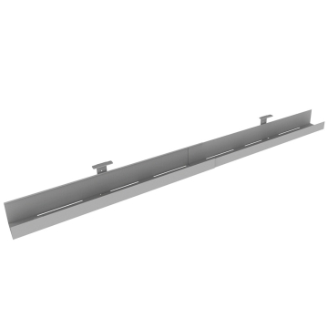 Kabelgoot in breedte verstelbaar van 950-1800mm zilver