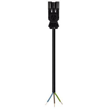 Wieland GST18 aansluitsnoer 1 meter male, open uiteinde