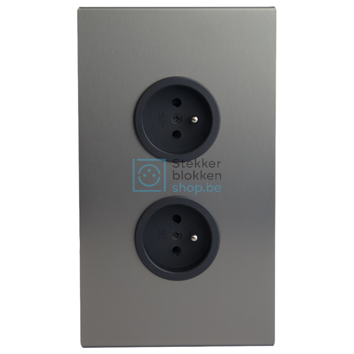 gun metal stopcontact