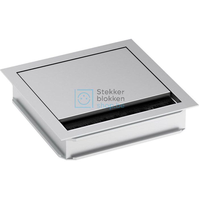 Aluminium kabeldoorvoer 120x120mm zilver