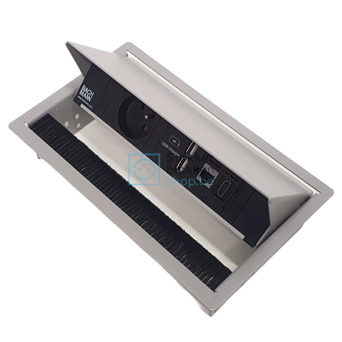 Bachmann coni inbouw stekkerdoos 1x stopcontact 2x usb lader 1x hdmi aansluiting
