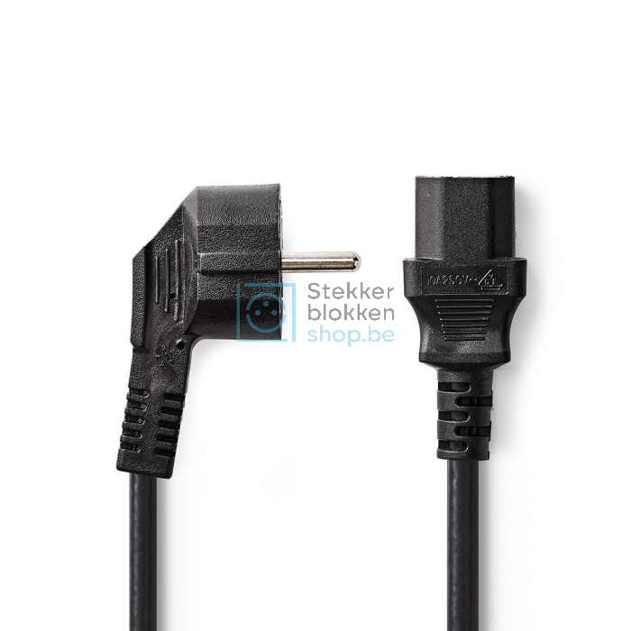 Apparaatsnoer C13 zwart 3 meter