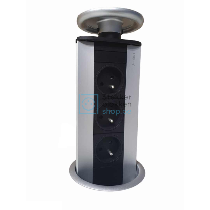 Evoline Port 3 stopcontacten met penaarde
