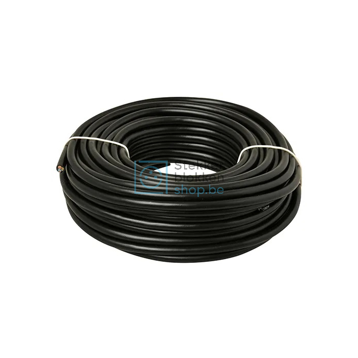 stroomkabel rol 5 meter 1,5mm2 zwart