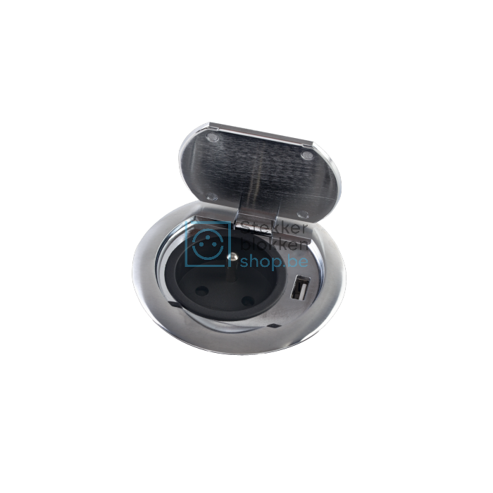 inbouw stekerdoos rvs usb