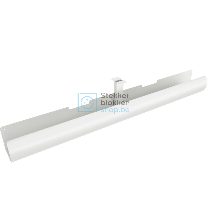 Hoogte verstelbare Kabelgoot 105cm breed wit