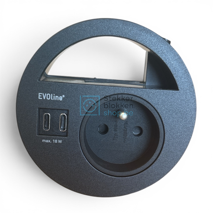 evoline circle 80 usb-c noir