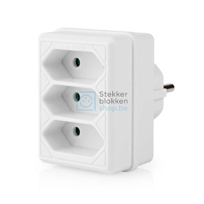 Stopcontact splitter euro verticaal
