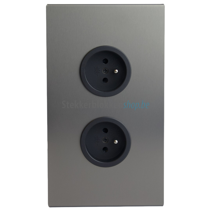 gun metal stopcontact
