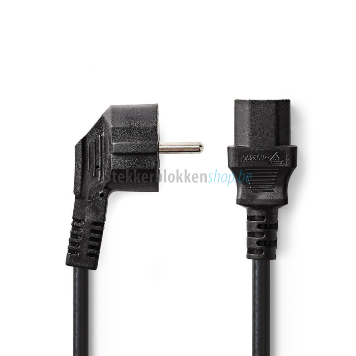 Apparaatsnoer C13 zwart 10 meter