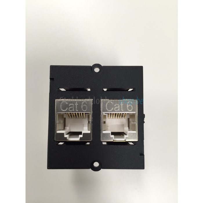 Cat6 RJ45 module Bachmann dubbel