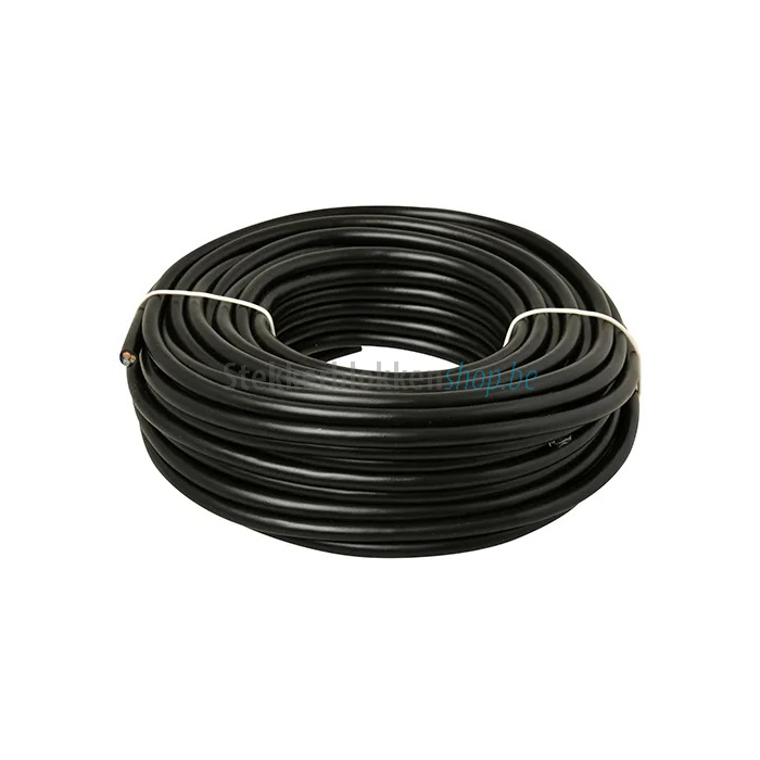 stroomkabel rol 10 meter 1,5mm2 zwart