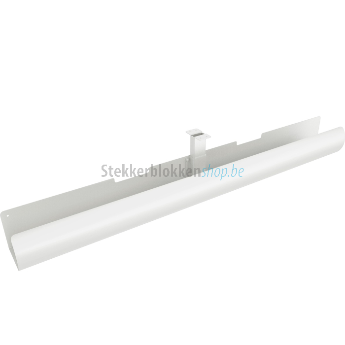 Hoogte verstelbare Kabelgoot 105cm breed wit