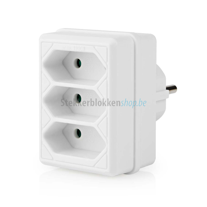 Stopcontact splitter euro verticaal
