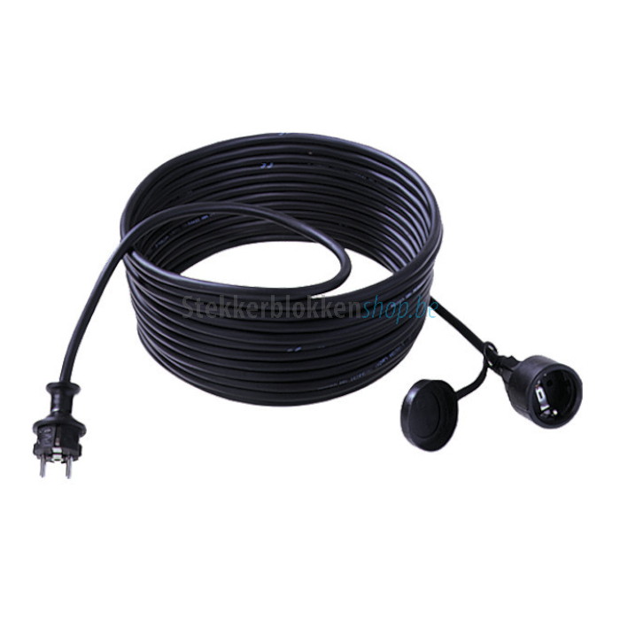 verlensnoer 50 meter rubber
