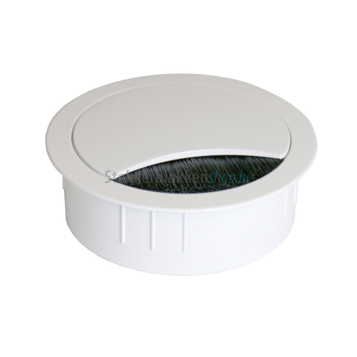 witte kabelpot 80mm