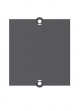 Bachmann inbouwraam Blind zwart