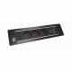 Bachmann Powerframe 3x stopcontact met penaarde en dubbele USB lader