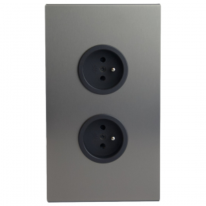 gun metal stopcontact